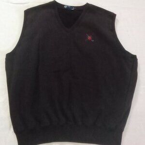 Polo by Ralph Lauren Men's Large Vintage Sleeveless Golf Vest Blue